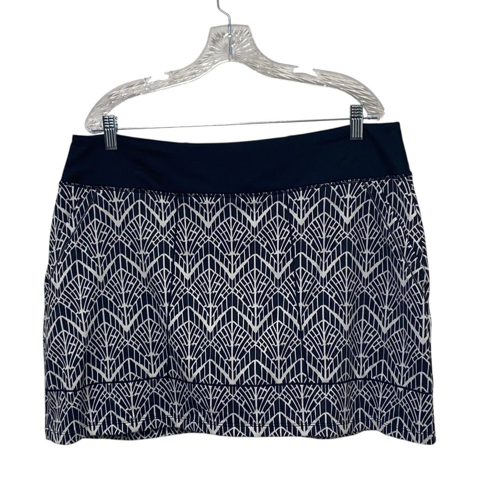 Title Nine Golf Skort – XL Black White Geometric